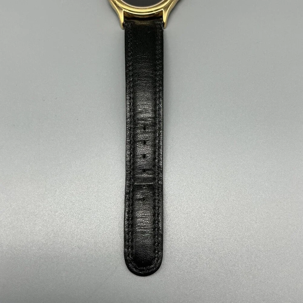 Movado Museum Womens Watch 31mm Black Dial Gold Tone 87-E41-0863 New Battery
